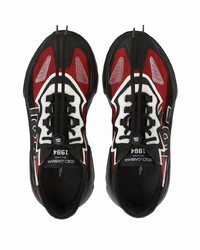 Мужские красно-черные кроссовки от Dolce & Gabbana