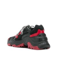 Мужские красно-черные кроссовки от N°21