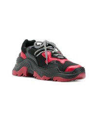 Мужские красно-черные кроссовки от N°21