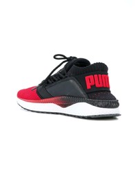 Мужские красно-черные кроссовки от Puma