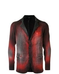 Мужской красно-черный пиджак от Avant Toi