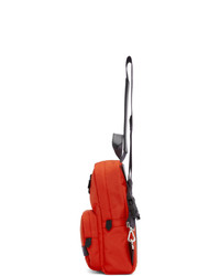 Мужской красно-черный рюкзак из плотной ткани от Givenchy