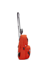 Мужской красно-черный рюкзак из плотной ткани от Givenchy