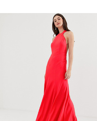 Красное вечернее платье от ASOS DESIGN