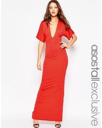 Красное вечернее платье от Asos