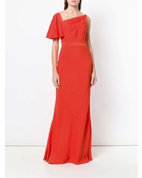 Красное вечернее платье от Alexander McQueen
