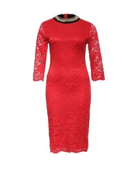 Красное вечернее платье от Aurora Firenze