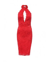 Красное вечернее платье от City Goddess