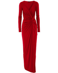 Красное вечернее платье от Donna Karan