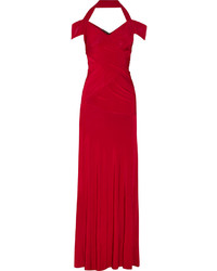 Красное вечернее платье от Donna Karan