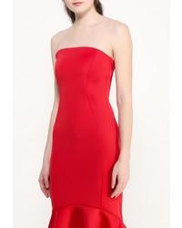 Красное вечернее платье от Edge Clothing
