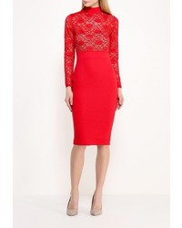 Красное вечернее платье от Edge Clothing