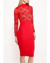 Красное вечернее платье от Edge Clothing