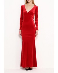 Красное вечернее платье от Goddiva