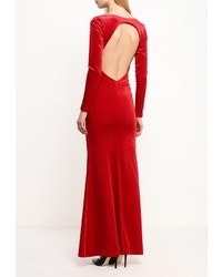 Красное вечернее платье от Goddiva