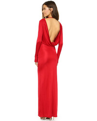 Красное вечернее платье от Grace