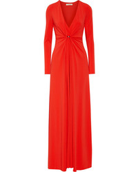 Красное вечернее платье от Halston