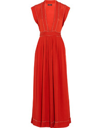 Красное вечернее платье от Isabel Marant