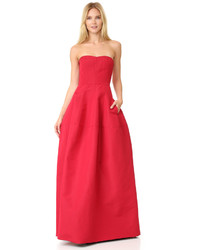 Красное вечернее платье от J. Mendel