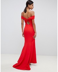 Красное вечернее платье от Jarlo