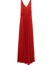 Красное вечернее платье от Lanvin