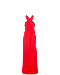 Красное вечернее платье от Lanvin