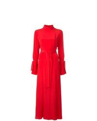 Красное вечернее платье от Layeur