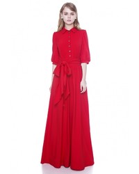 Красное вечернее платье от Marichuell