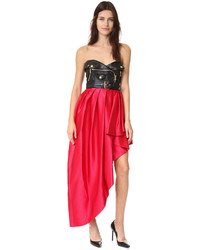 Красное вечернее платье от Moschino