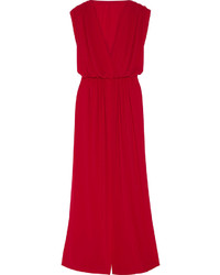 Красное вечернее платье от Norma Kamali