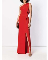 Красное вечернее платье от Lanvin