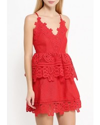 Красное вечернее платье от Paccio