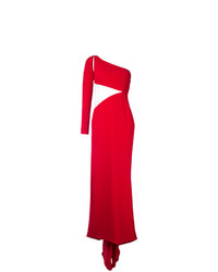 Красное вечернее платье от Romona Keveza