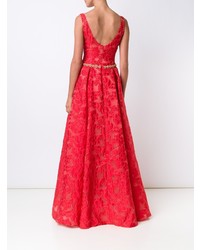 Красное вечернее платье от Marchesa Notte