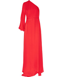 Красное вечернее платье от Rosetta Getty