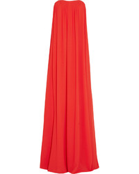 Красное вечернее платье от Saloni