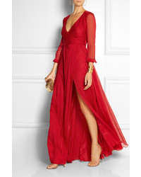 Красное вечернее платье от Matthew Williamson