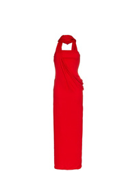 Красное вечернее платье от Versace
