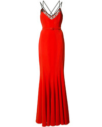 Красное вечернее платье от Zac Posen