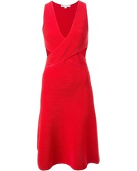 Красное вязаное платье от JONATHAN SIMKHAI