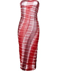 Красное вязаное платье от Stella McCartney