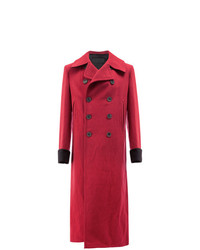 Красное длинное пальто от Haider Ackermann