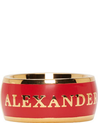 Красное кольцо от Alexander McQueen