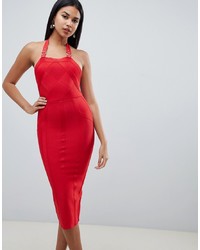 Красное облегающее платье от ASOS DESIGN