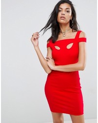 Красное облегающее платье от Asos