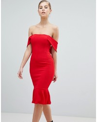 Красное облегающее платье от AX Paris