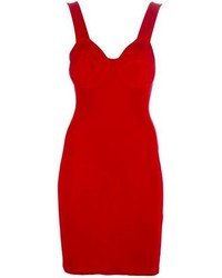Красное облегающее платье от Jean Paul Gaultier