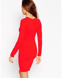 Красное облегающее платье от Asos