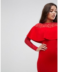 Красное облегающее платье от Asos