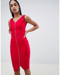 Красное облегающее платье от Vesper